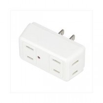 (まとめ)YAZAWA 雷ガード付4個口クワトロタップ Y02QK400WH【×5セット】