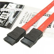 (まとめ)変換名人 SATA 2 ケーブル ストレート60cm SATA-IICA60/V【×10セット】