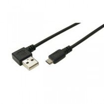 (まとめ)変換名人 USB A(左L)→micro100cmケーブル USBALL-MC/CA100【×10セット】