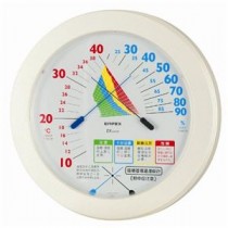 (まとめ)EMPEX 温度計 環境管理 温・湿度計 掛用 TM-2482【×2セット】
