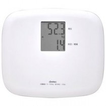 (まとめ)DRETEC 前回の体重を表示！体重の増減を自動で表示する体重計 ボディスケール 体重の増減を自動で表示する体重計 クラベール ホワイト BS-164WT BS-164WT【×3セット】