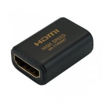 （まとめ）HORIC HDMI中継アダプタ ブラック HDMIF-041BK【×10セット】