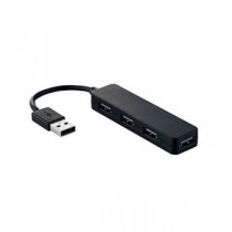 (まとめ)エレコム USB2.0ハブ(コンパクトタイプ) U2H-SN4NBBK【×5セット】