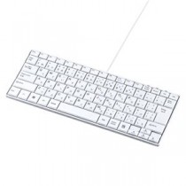 (まとめ)サンワサプライ USBスリムキーボード SKB-SL18WN【×2セット】