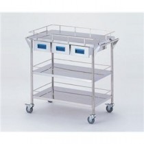 ストレージステンレスカート CHW-3H 院内運搬機器