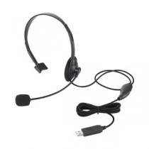 【訳あり・在庫処分】エレコム USBヘッドセット/片耳オーバーヘッド/1.8m/ブラック HS-HP21UBK