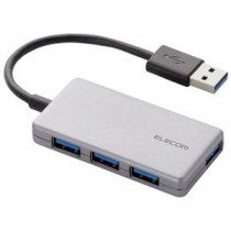 エレコム USBハブ4ポート3.0対応 U3H-A416BSV