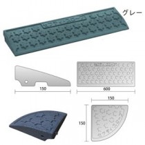 【2セット】セフティスロープ SS-050 グレー【0710-00490】