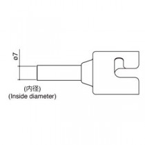 白光 N51-04 ノズル／シングル 7MM