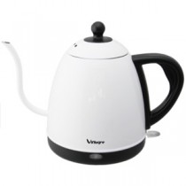 ViAlegre(ビアレグレ)  エレクトリックケトル 0.8L VD-K121W ステンレス ホワイト