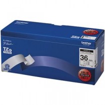 ブラザー工業 TZeテープ ラミネートテープ(白地/黒字) 36mm 5本パック TZe-261V
