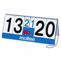【モルテン Molten】 肩掛け式 得点板 【幅53.5cm】 日本製 得点99対99 得セット3対3 タイムアウト用兼サーブ権大矢印 CT15