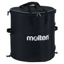 【モルテン Molten】 ホップアップケース/ボールカゴ 【直径48×高さ52cm】 折りたたみ式 ナイロン製 KT0050 〔スポーツ用品〕