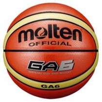 【モルテン Molten】 バスケットボール 【6号球】 オレンジ 人工皮革 BGA6 〔運動 スポーツ用品〕