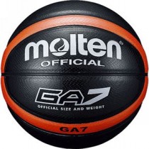 【モルテン Molten】 バスケットボール 【7号球】 ブラック 人工皮革 BGA7KO 〔運動 スポーツ用品〕