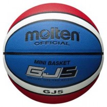 【モルテン Molten】 ミニバス バスケットボール 【5号球 GJ5】 人工皮革 BGJ5C 〔運動 スポーツ用品〕