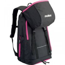 【モルテン Molten】 ミニバス用 バックパック/鞄 【ブラック×ピンク】 容量34L 幅35cm LB0032KP 〔運動 スポーツ用品〕