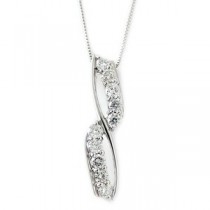 ダイヤモンド ネックレス プラチナ Pt900 0.3ct ダイヤ10石 ペンダント