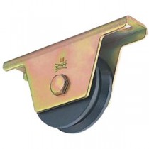 鉄重量戸車 V型 枠付 75mm JHM-0755 [2個入]【0820-01003】