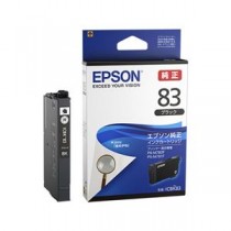 【純正品】EPSON エプソン インクカートリッジ【ICBK83 ブラック】