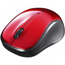 バッファロー(サプライ) Bluetooth3.0対応 BlueLED光学式マウス 静音/3ボタン レッド BSMBB100RD