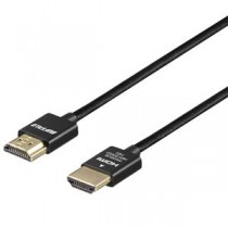 バッファロー(サプライ) HDMIケーブル プレミアム認証 スリム 1.5m ブラック BSHDPS15BK
