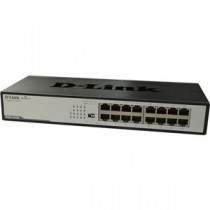 D-Link ループ検知遮断機能搭載 10/100/1000BASE-T×16ポートUnmanagedスイッチ(電源内蔵/メタル筐体)(5年保証) DGS-1016L/A1