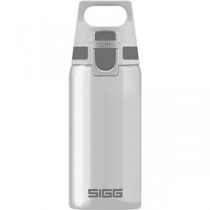 SIGG ワンタッチ式トライタン製ボトル トータルクリア ワン（アントラサイト 0．5L）