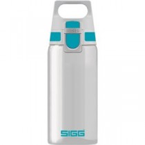SIGG ワンタッチ式トライタン製ボトル トータルクリア ワン（アクア 0．5L）