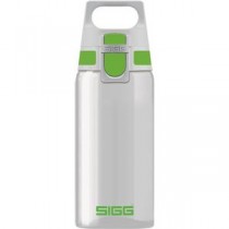SIGG ワンタッチ式トライタン製ボトル トータルクリア ワン（グリーン 0．5L）
