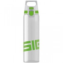 SIGG ワンタッチ式トライタン製ボトル トータルクリア ワン（グリーン 0．75L）