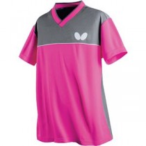バタフライ（Butterfly） 卓球アパレル DOISLITE SHIRT（ドイスライト・シャツ）男女兼用 45270 ピンク S
