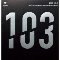 VICTAS（ヴィクタス） 卓球ラケット VICTAS VO 103 表ソフトラバー 20242 ブラック 2.0