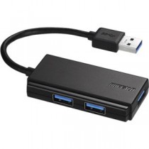 バッファロー（サプライ） USB3.0 バスパワー 3ポート ハブ ブラック BSH3U100U3BKZ