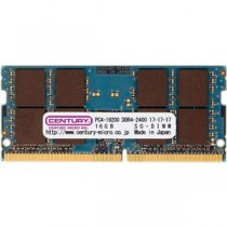 センチュリーマイクロ ノートPC用 PC4-19200／DDR4-2400 16GB SO-DIMM 日本製 CD16G-SOD4U2400