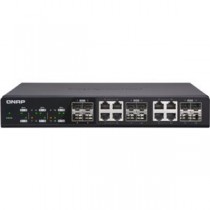 QNAP マルチギガ対応 12ポート 10GbE アンマネージドスイッチ QSW-1208-8C