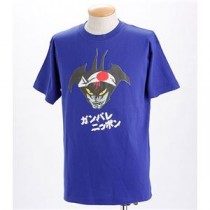 むかしむかし アニメコラボ!サッカーW杯日本代表応援Tシャツ 【10番 デビルマン】 ジャパンブルー S