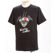 むかしむかし アニメコラボ!サッカーW杯日本代表応援Tシャツ 【10番 デビルマン】 ブラック XS
