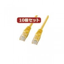 10個セットサンワサプライ カテゴリ6UTPLANケーブル LA-Y6-005YX10