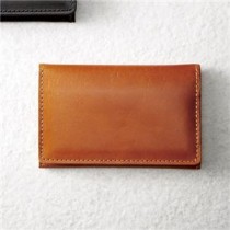手塗りオイルレザー 名刺入 ブラウン K20614230