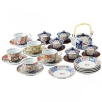 古伊万里春秋絵変わり 珈琲＆茶菓揃（茶托付） K21105115