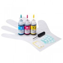 （まとめ） サンワサプライ 詰替えインクBC-346用 INK-C346S30S 【×2セット】