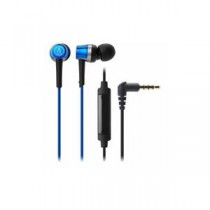 Audio-Technica オーディオテクニカ ATH-CKR30IS-BL マイク＆コントローラー搭載ダイナミック型カナルイヤホン（ブルー）