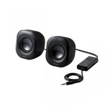 エレコム コンパクトスピーカー／6W／AC電源／ブラック MS-P08ABK