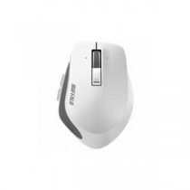 （まとめ） BUFFALO バッファロー BSMBW500MWH Premium Fitマウス 無線／BlueLED光学式／静音／5ボタン／横スクロール／Mサイズ ホワイト 【×2セット】