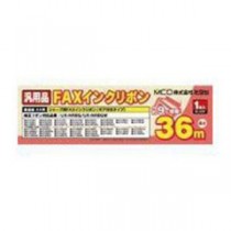 （まとめ）ミヨシ UX-NR8G対応インクリボン汎用品 36m FXS36SH-1 1本 【×5セット】