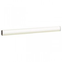コートハンガーレール 【ホワイト 耐荷重25kg×1本】 レール100cm サイドキャップ 取付専用ビスセット付き 〔DIY 業務用 工事〕