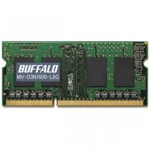 バッファロー 法人向けPC3L-12800 DDR3L 1600MHz 204Pin SDRAM S.O.DIMM 8GB MV-D3N1600-L8G1枚