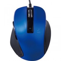 （まとめ）ナカバヤシ 小型有線5ボタンBlueLEDマウス ブルー MUS-UKF120BL 1個【×3セット】