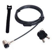 （まとめ）ナカバヤシ セキュリティロックシリンダ錠 ワンプッシュ式 2.0m SL-059 1個【×2セット】